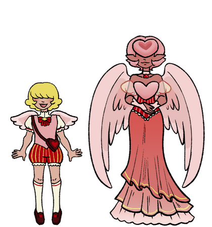 Erope, God of Love, and their messenger, Luff