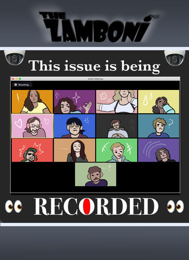Cover art for "This Issue is Being Recorded", originally published in Fall 2020