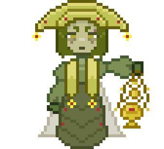 A boss character idle animation for an early version of MetaSoma